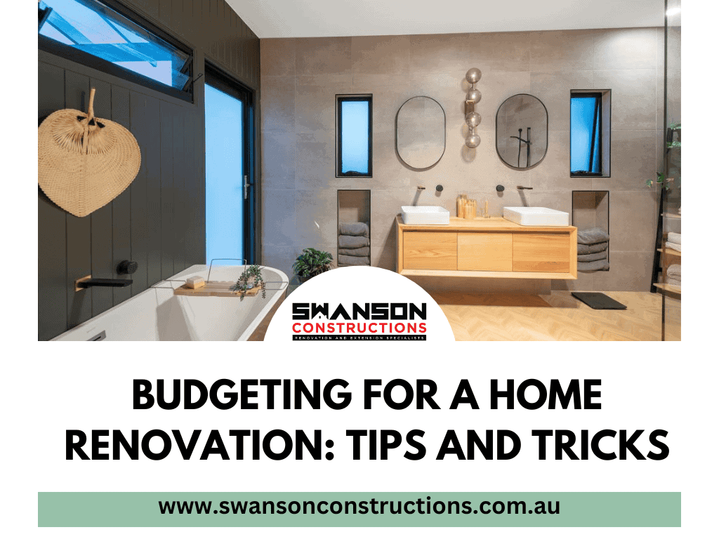 Snapshot of Renovation Project Budgeting Tips