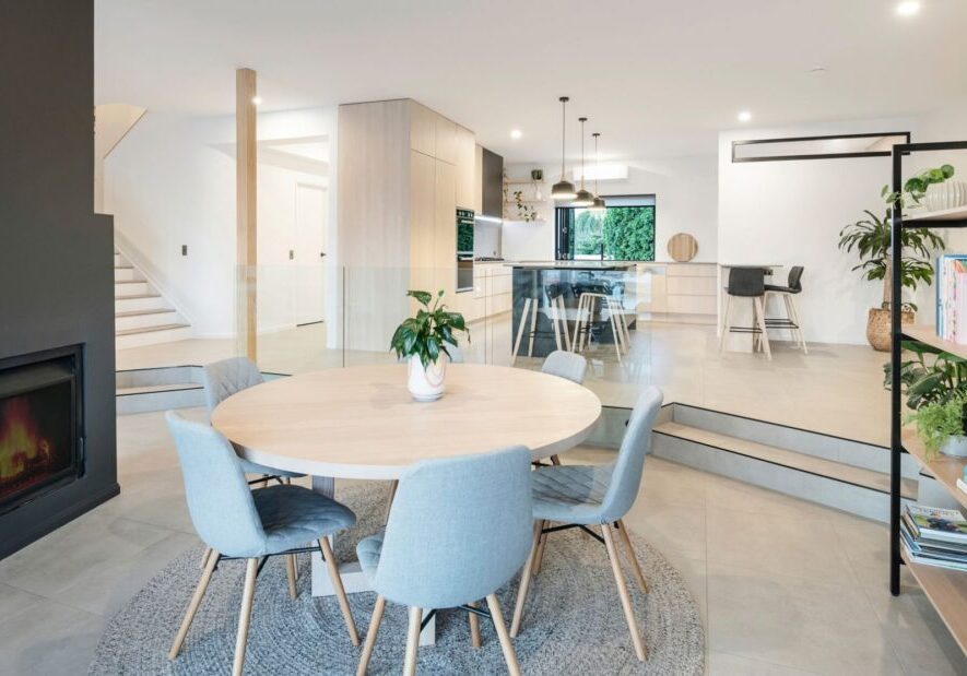 Renovation selections for a Redlands home renovation: tiles, cabinetry and finishes being compared against the budget